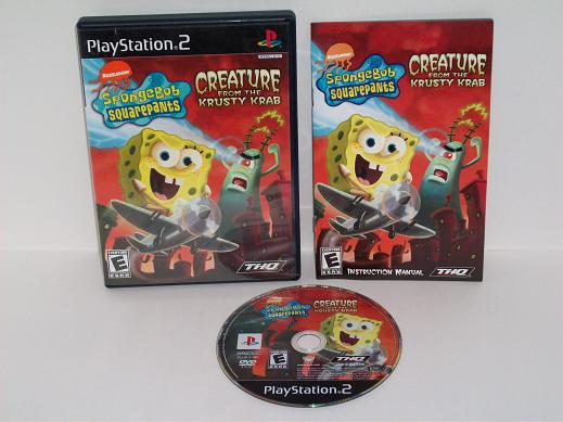 SpongeBob SquarePants: Creature from the Krusty Krab - PS2 Game